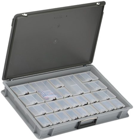 Kitbox kitting cases for secure stock control